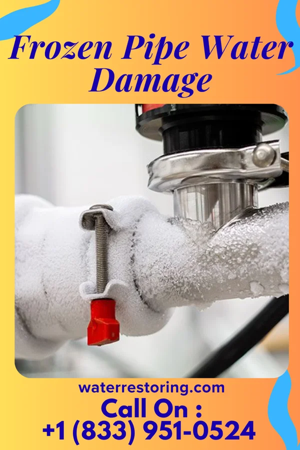 Frozen Pipe Water Damage in Rockville, IN